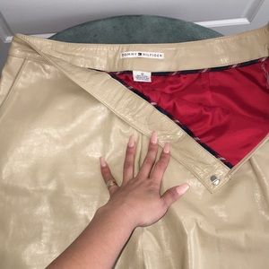 TOMMY HILFIGER leather midi